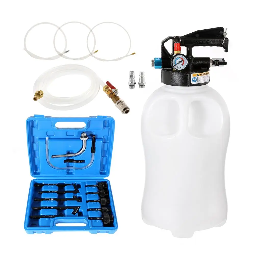 Автоматическая коробка передач Oil Changer 10L, Пневматическое масло, ручной тормозной жидкости, наполнитель, масляный насос с адаптером 13 шт.