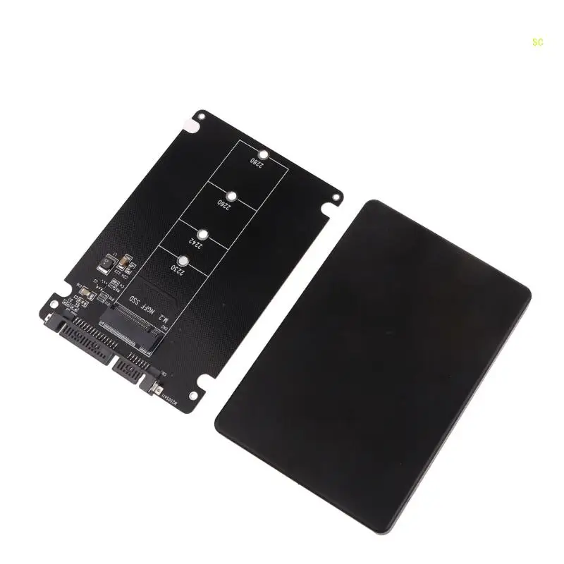 Карта адаптера M.2 SSD на 2 5 дюйма SATA3.0 6 Гбит/с с гнездом корпуса Адаптер NGFF