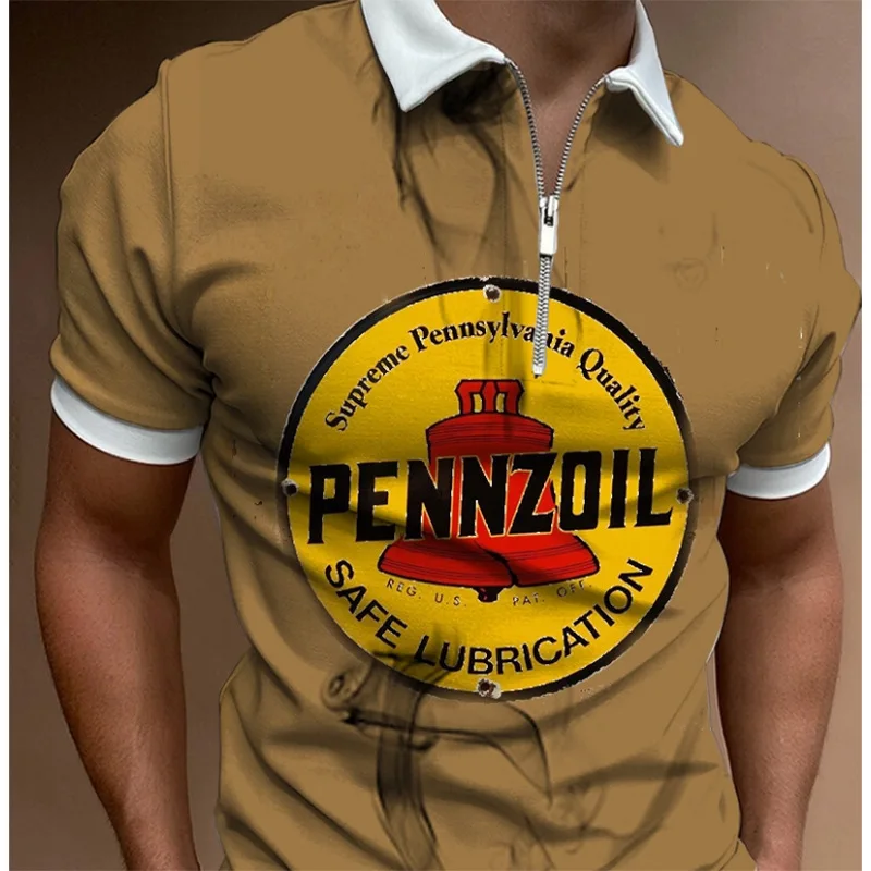 Новинка 2022 Летняя мужская рубашка-поло с надписью цвет брендовая одежда коротким