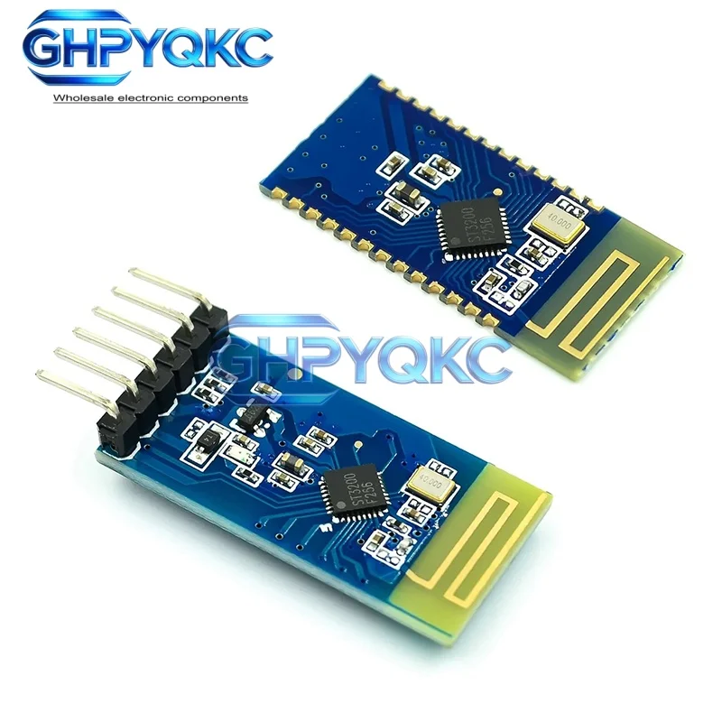 Фото GHPYQKC JDY-33 Двухрежимный последовательный порт Bluetooth SPP, совместимый с HC-05/06 /JDY-31/30, Bluetooth 3.0 (рабочий модуль) №1