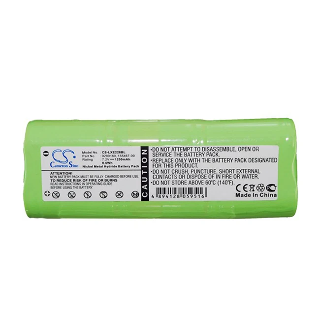 

Аккумулятор на 1200 мА · ч для Honeywell LXE 2080 2285 Φ LX22C2-D LX22H1-A 00-2286-00 864-000-1 152282 15546700-001