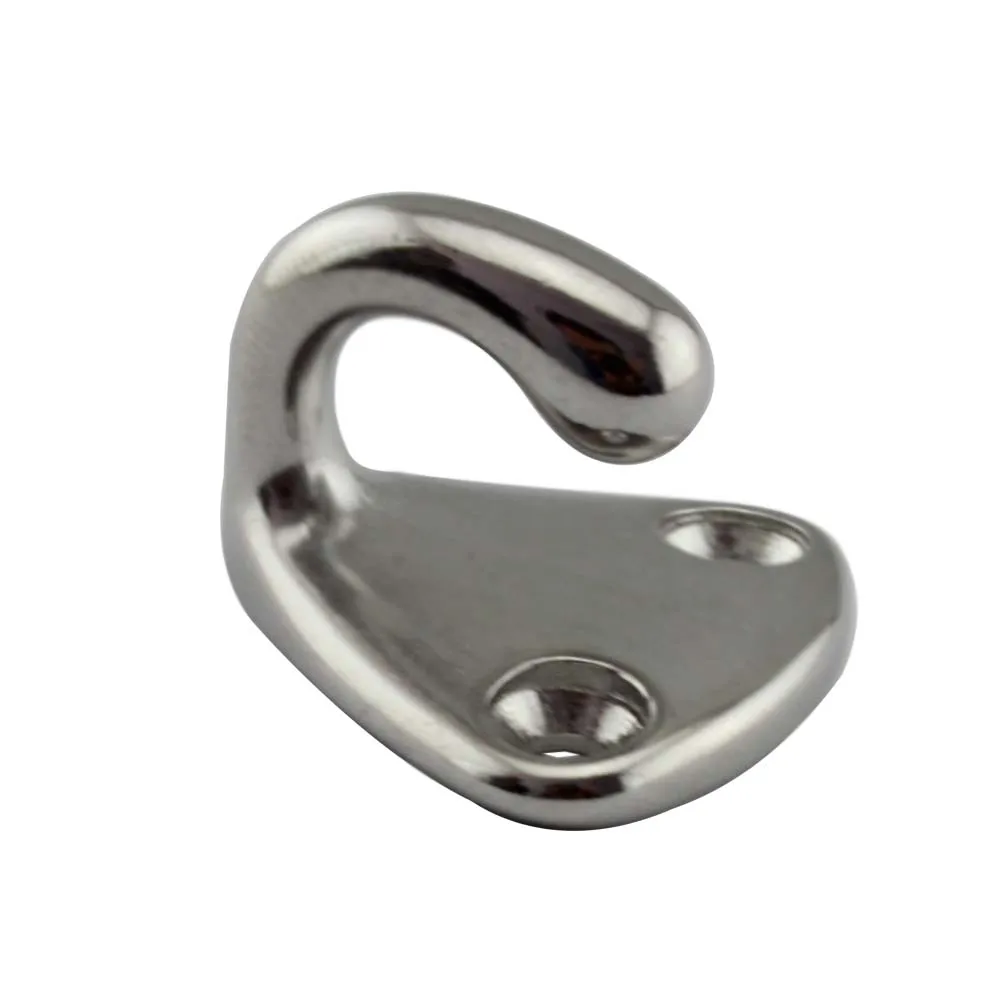 Marine Hardware Fender Hook Open Stainless Steel 316 Fish Bank Lifebuoy Fixing Hook 10PCS