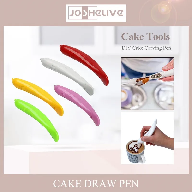 

Креативная электрическая ручка для латте, для украшения кофейного торта, для выпечки, кондитерских изделий, аксессуары для кофе