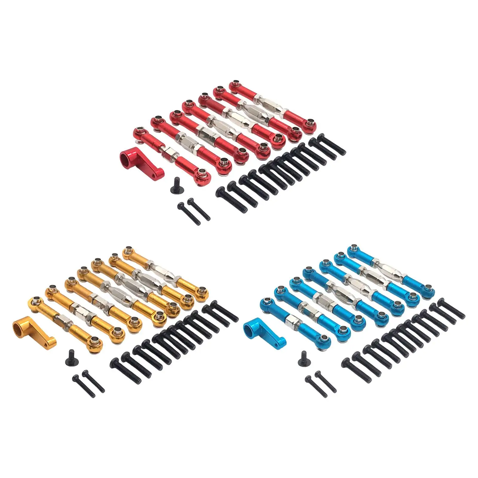 

Metal RC Pull Rod Upgrade Parts for Wltoys 124017 1:12 Trucks DIY Accs