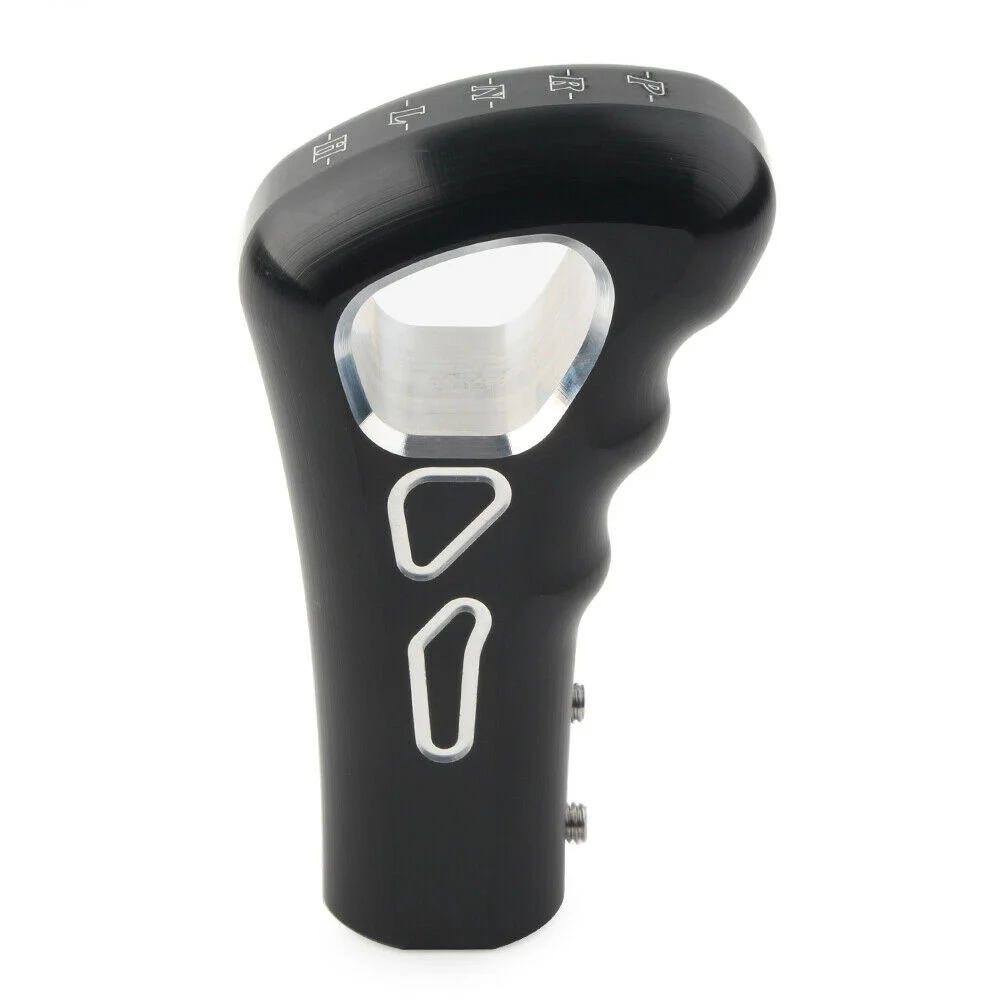 

Shift Knob Gear Selector Accessories Billet Grip Black CNC Replace Parts