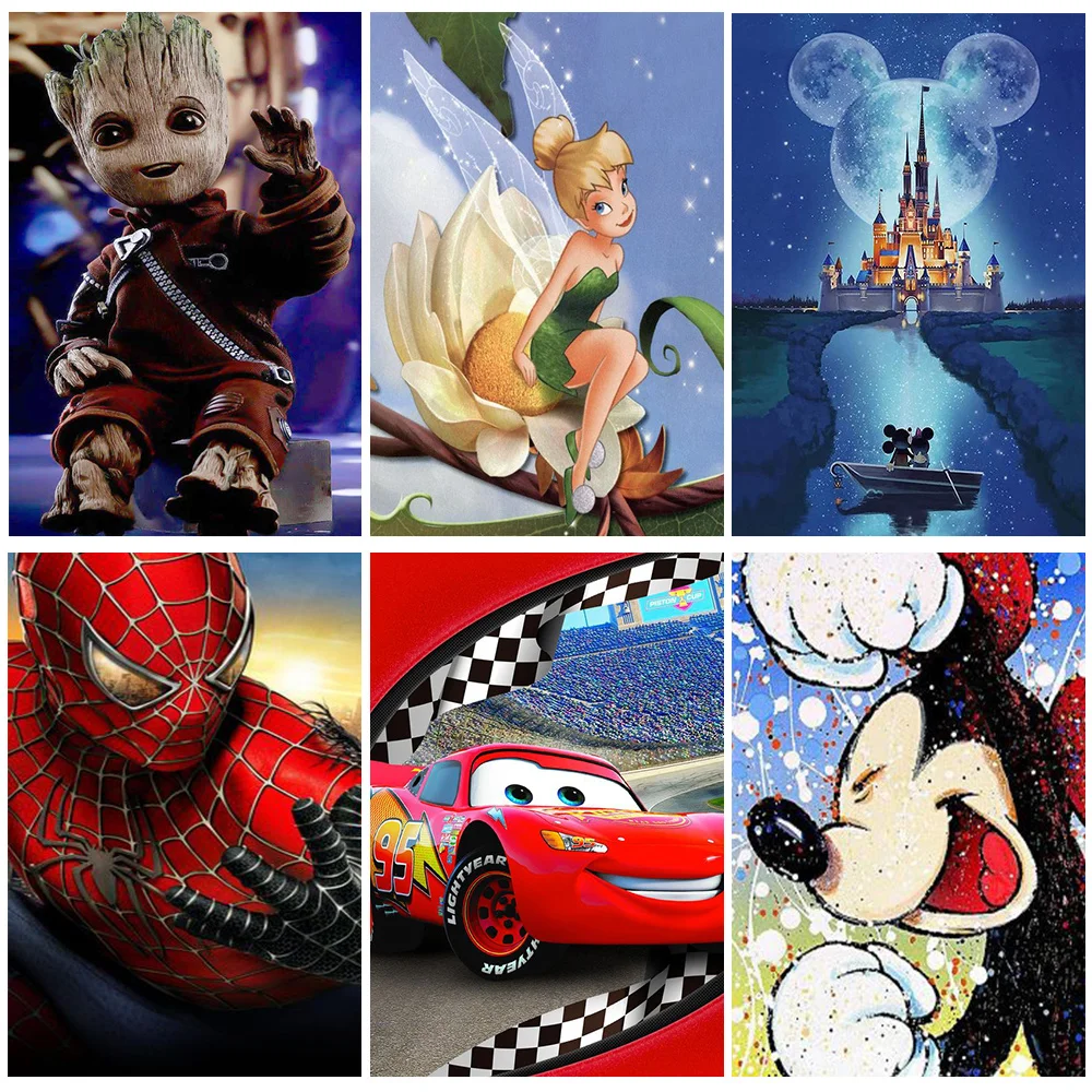 

5D DIY Diamond Painting Disney Mickey Mouse Diamond Mosaic Embroidery Picture of Rhinestone Cartoon Home Decoration