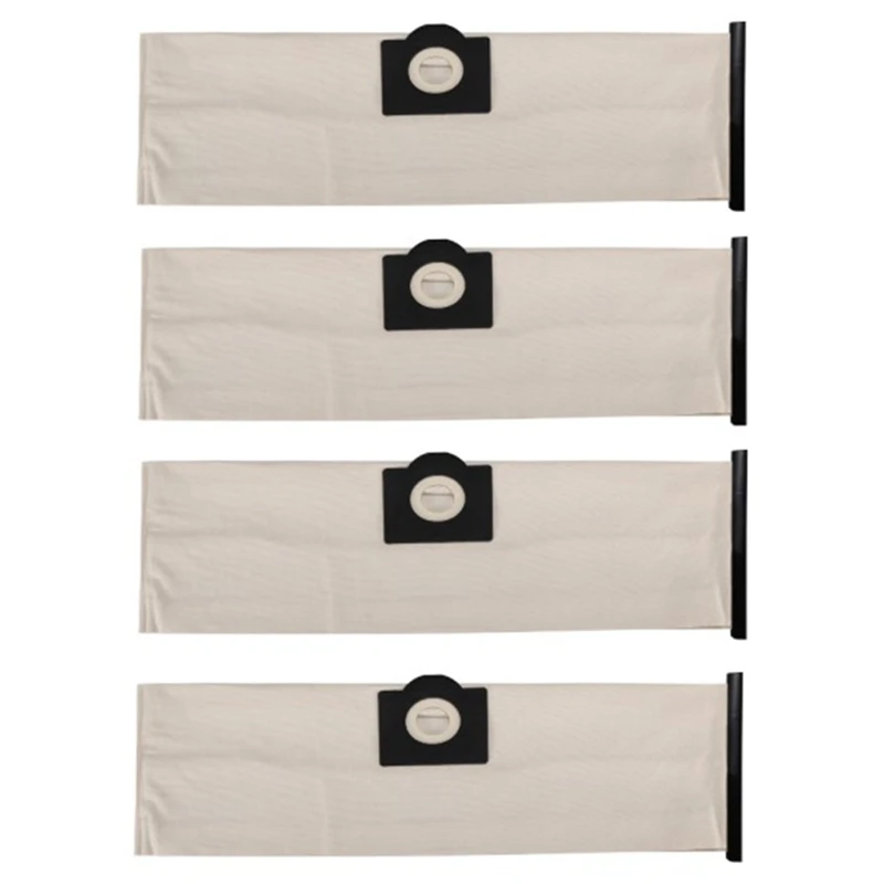 4Pcs Washable Filter Bags For Karcher Rowenta WD3 Rremium WD3200 SE4001 WD3300 Wd2 Premium SE Vacuum Cleaner Bag