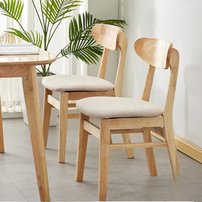 

Restaurant Wooden Kitchen Dining Chairs Living Room Ergonomic Balcony Dining Chairs Modern Cadeira Home Furniture MR50DC
