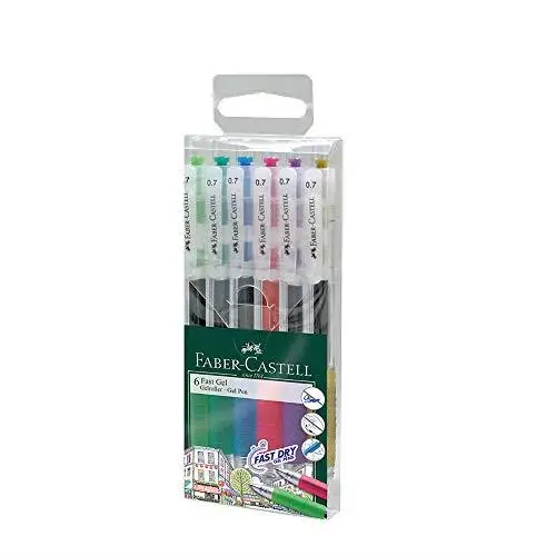 

Brand: Faber-Castell Fast Gel 6Lı Bag Category: Gel Ink Pen