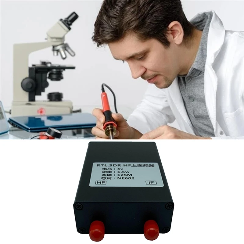 Фонарь вверх NE602 125 МГц 1 6 Вт конвертер 150K-30 для RTL2383U фонарь с кабелем подключения