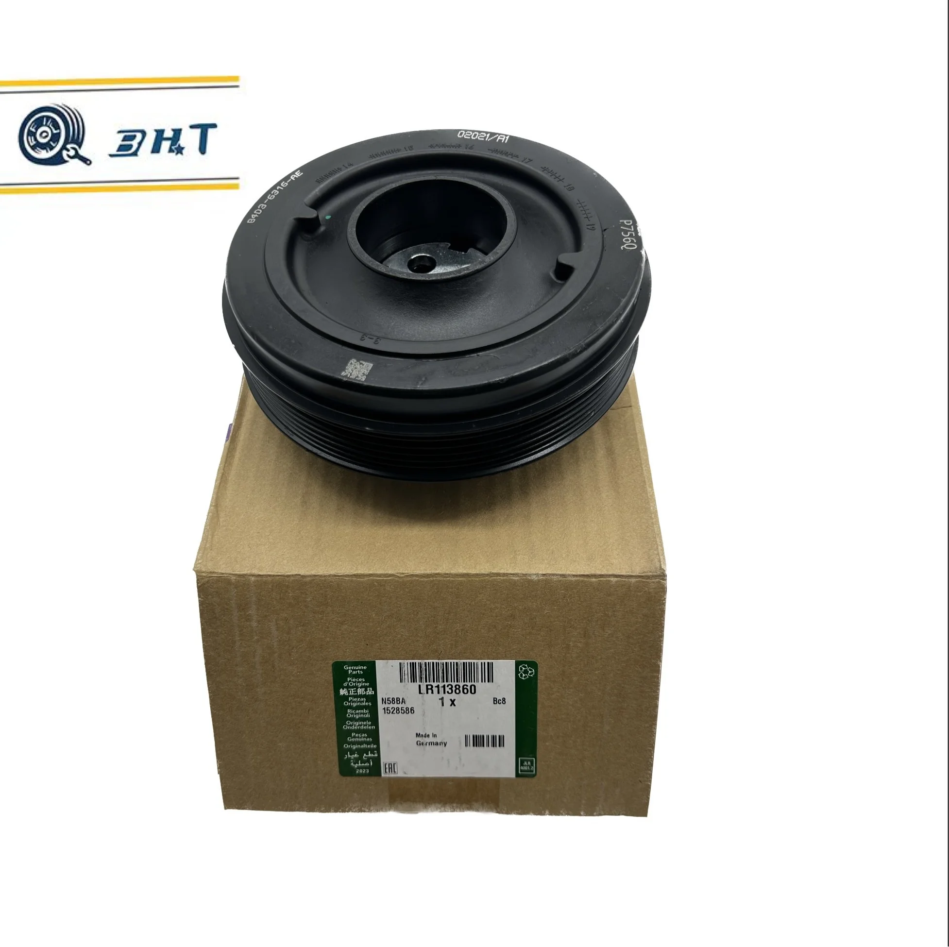 Шкив коленчатого вала LR074072 LR113860 для Land Rover Defender Discovery 5 Discovery Sport Range Rover Vogue Velar Evoque AJ200