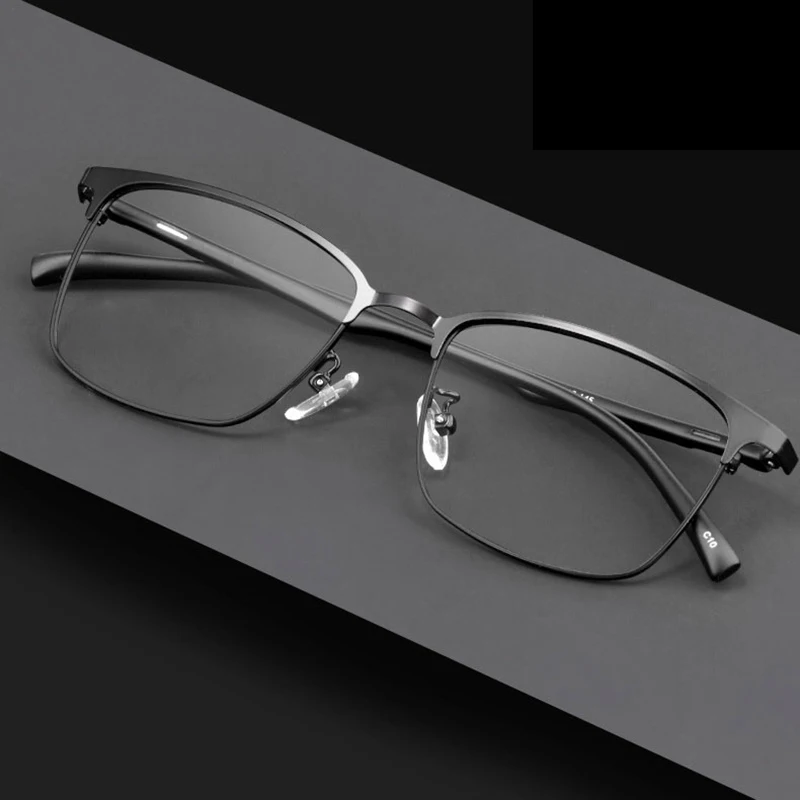 

Alloy Frame Glasses Full Rim Eye Glasses Spring Hinges Men Style Optical Glasses Nearsighted Spectacles Rectangle Eyewear