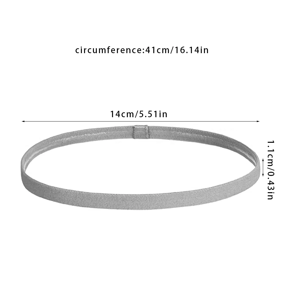 

3 шт./компл. резинка для волос, силиконовая Нескользящая повязка на голову, эластичная Женская Фитнес-ремень