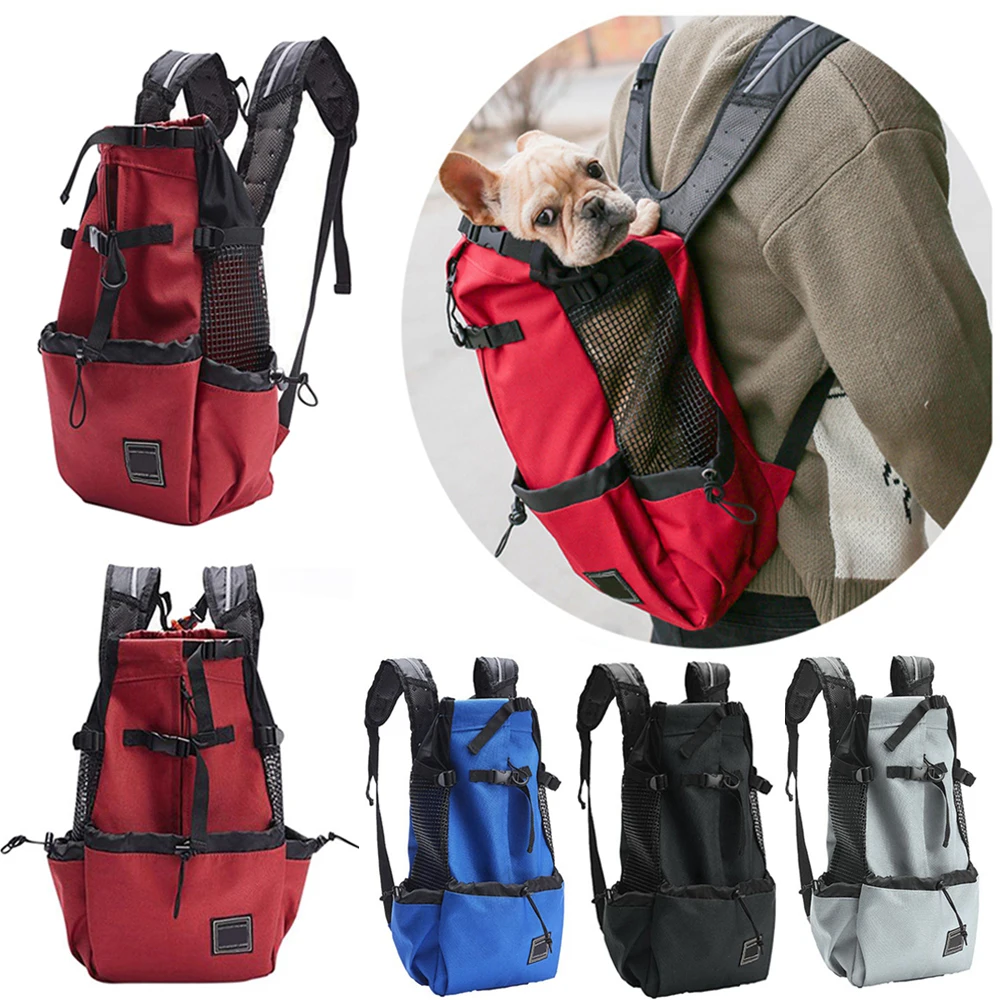 

Outdoor Travel Dog Backpack for Small Puppy Medium Dogs Breathable Walking French Bulldog Carrier Bags Accessories Pet Product