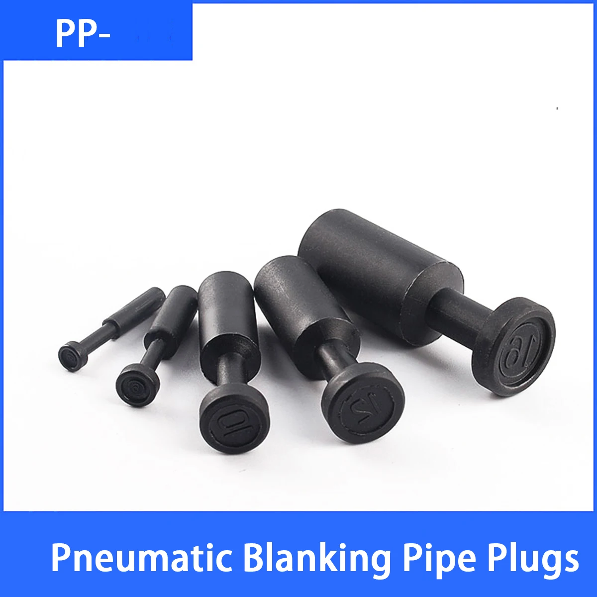 

1/5pc/Lot Pneumatic Blanking Pipe End Cup Plug Plugs Air Hose Tube Push Fit Connector Plastic pp4 pp6 pp8 pp10 pp12 pp16 4-16 mm