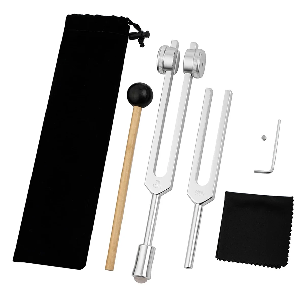 Настрочные вилки 528 Гц для исцеления чакр набор OM136 1 ремонта звуковых лечебных