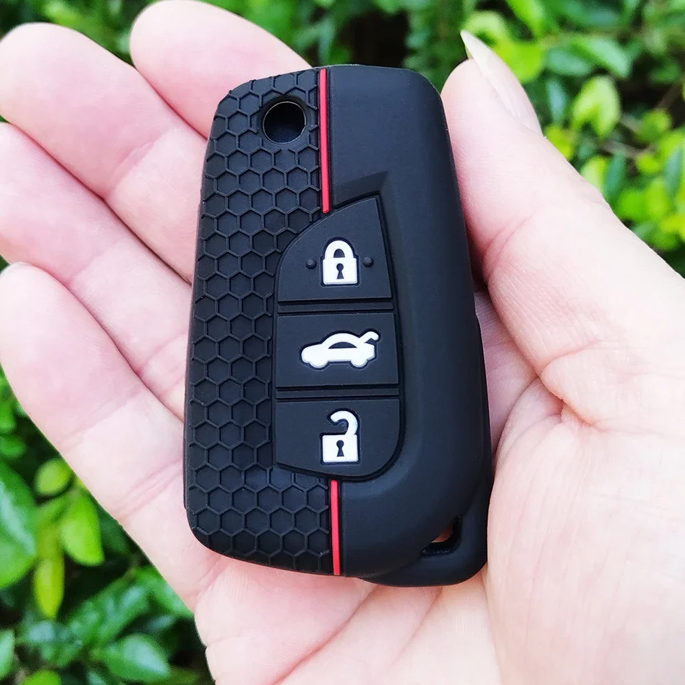 3-кнопочный силиконовый пульт дистанционного управления умный автомобильный