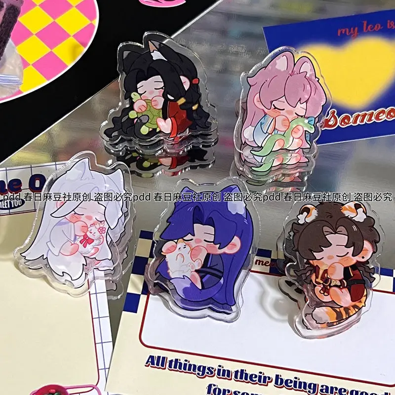 

Ashes of The Kingdom Acrylic PP Clip Fu Rong Sun Ce Zuo Ci Anime Q Version File Clips Document Storage Cartoon Goods Supplies