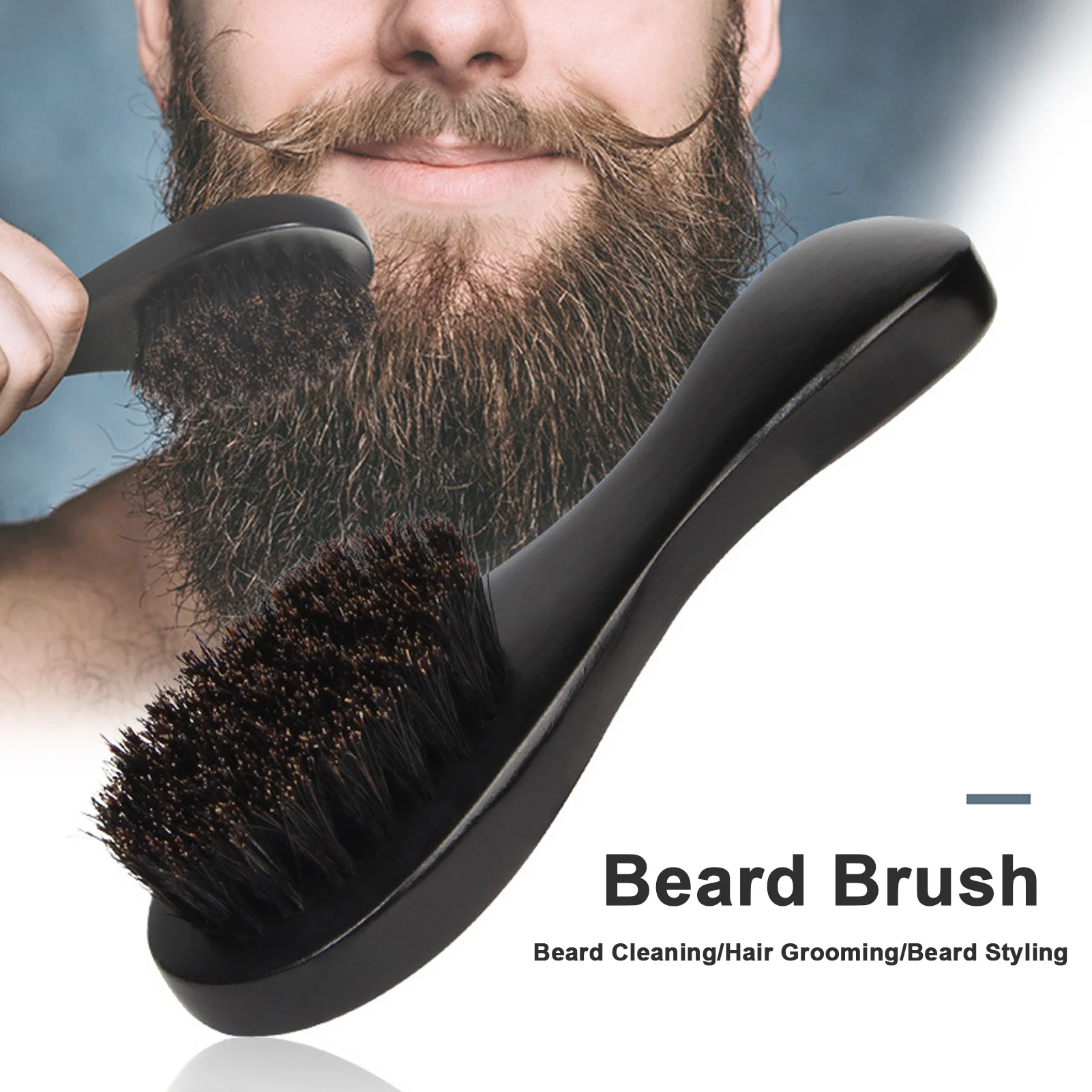 

Portable Hair Comb With Comfortable Handle for Combing Beard Hair