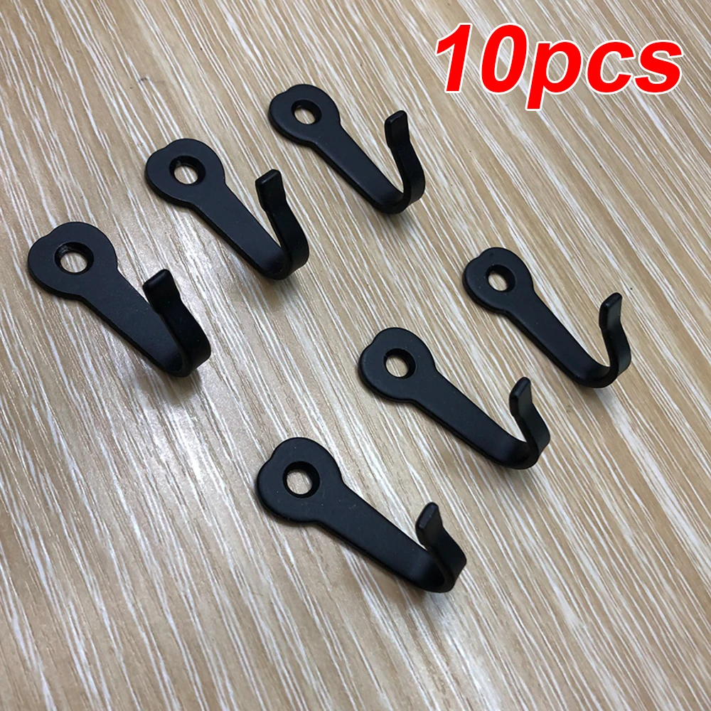 

Bathroom Towel Hooks Holder 10x Hanger Wall Mounted Coat Hat Hook 40*22mm