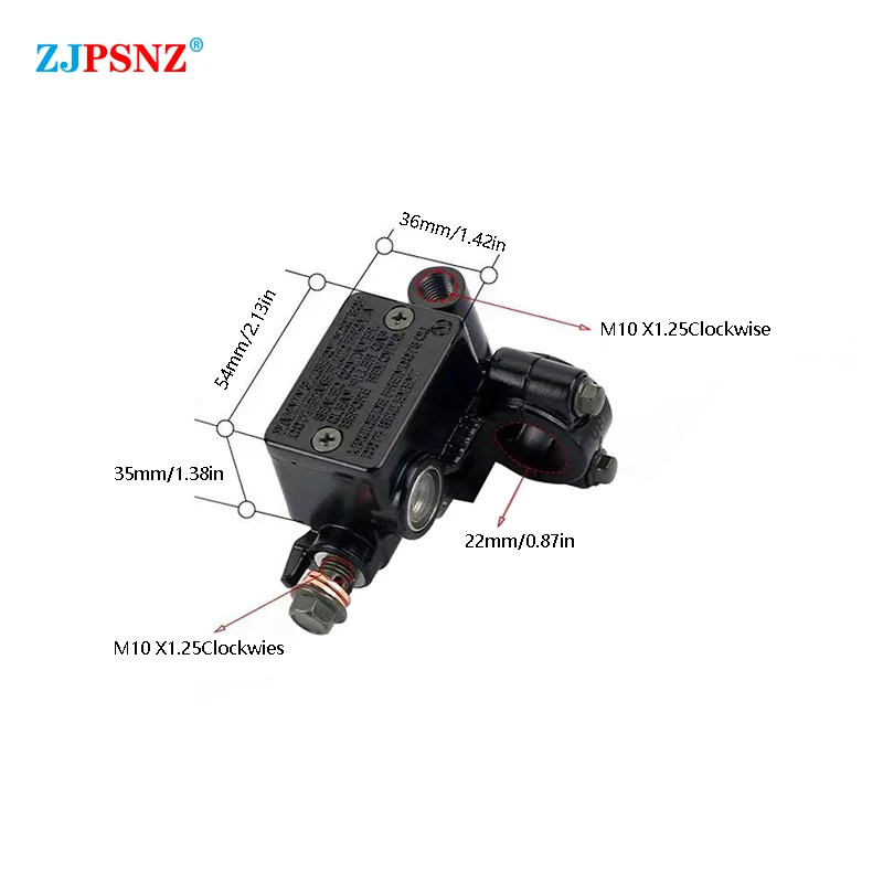 Гидравлический правый тормозной насос для мотоцикла задний тормоз цилиндр