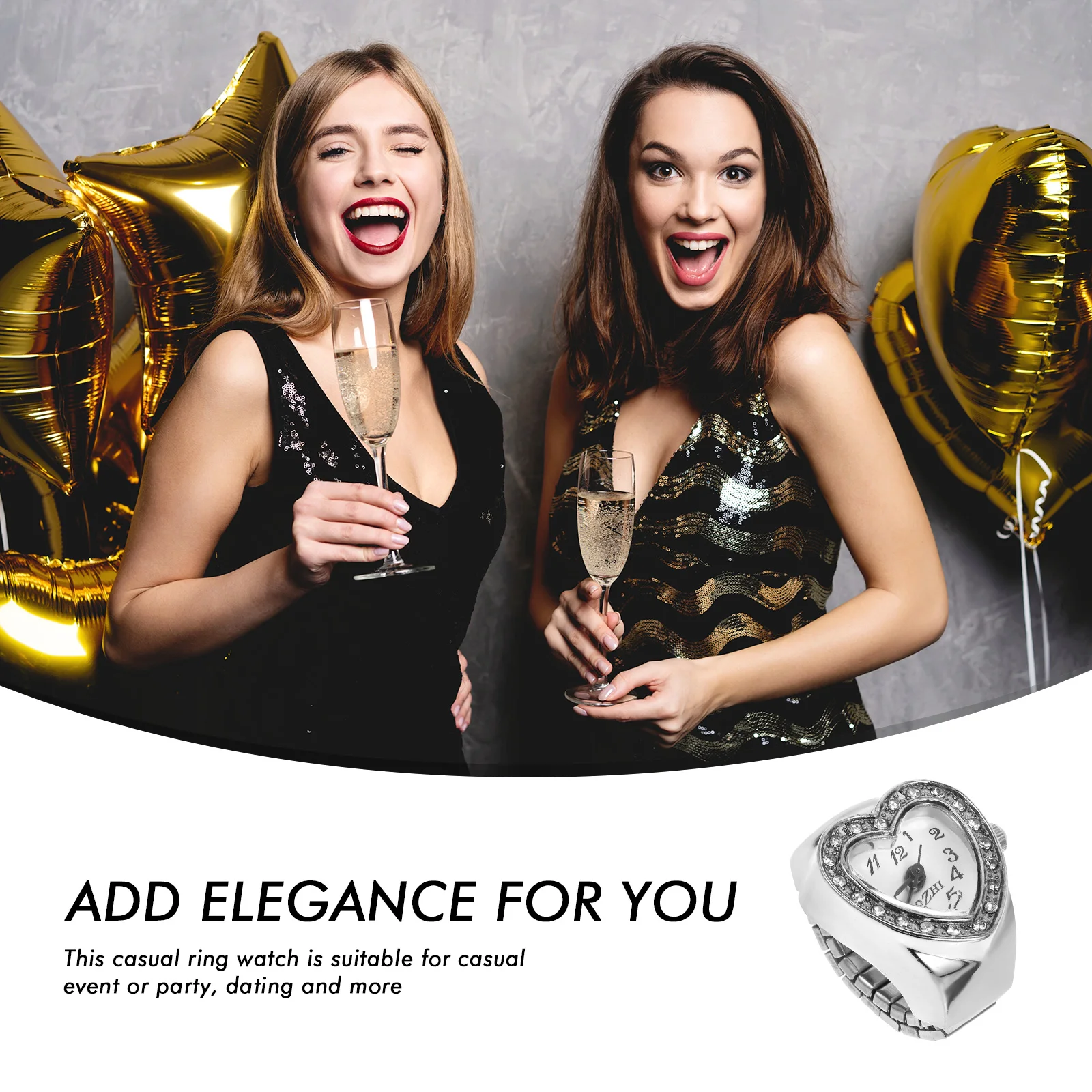 Винтажные эластичные наручные мини-часы с эластичным ремешком