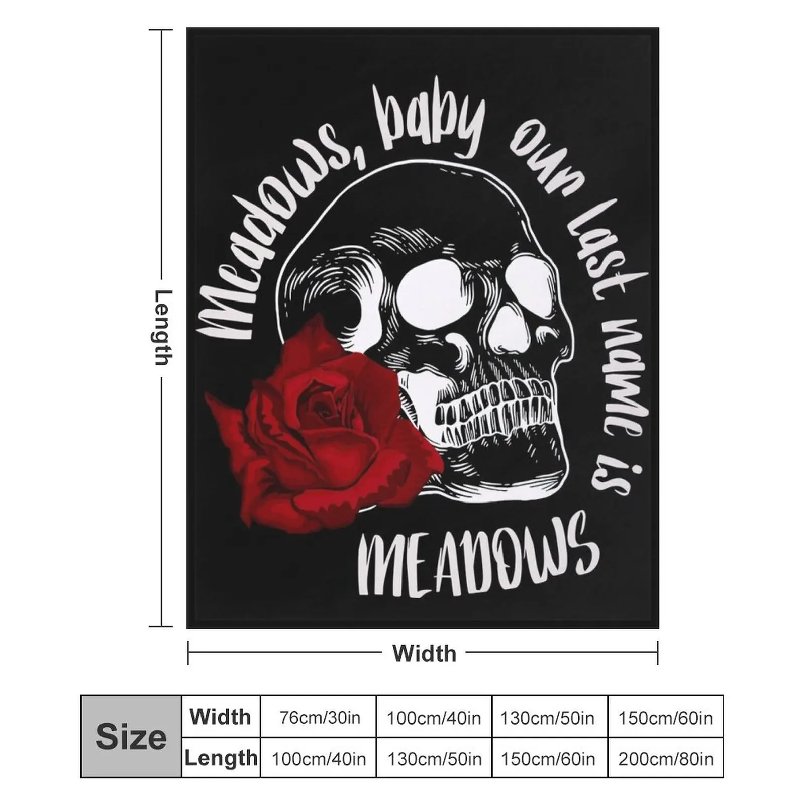 Haunting Adeline - Meadows baby. Наше последнее имя Медоуса. Одеяло Свободные детские одеяла