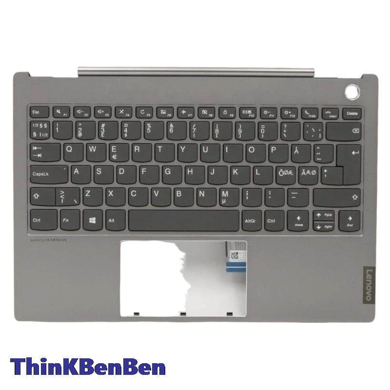 NDC Nordic Mineral Grey клавиатура верхний чехол для упора рук Lenovo ThinkBook 13s IWL 5CB0U43260