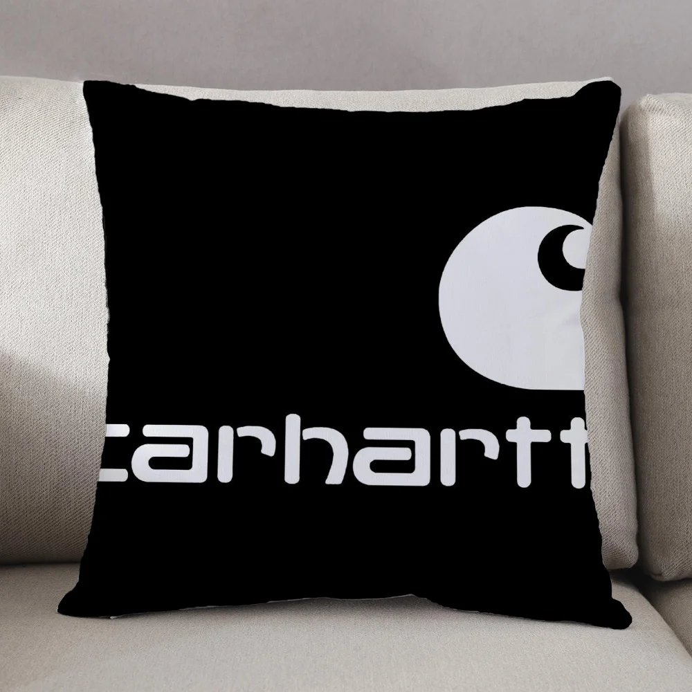 C-Carhartt Плюшевые Квадратные Чехлы Для Подушек 45x45 См Декоративные Наволочки Дивана