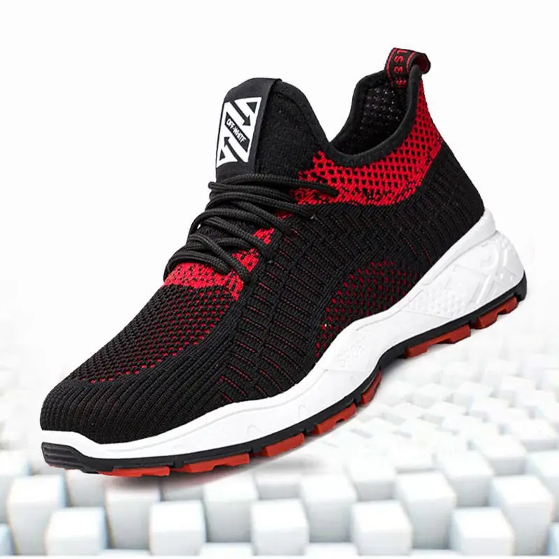

Knit men shoes running tennis sports sport 2022 models Outdoor teens sneakers basket orange knitted tenis basketball summer 2022