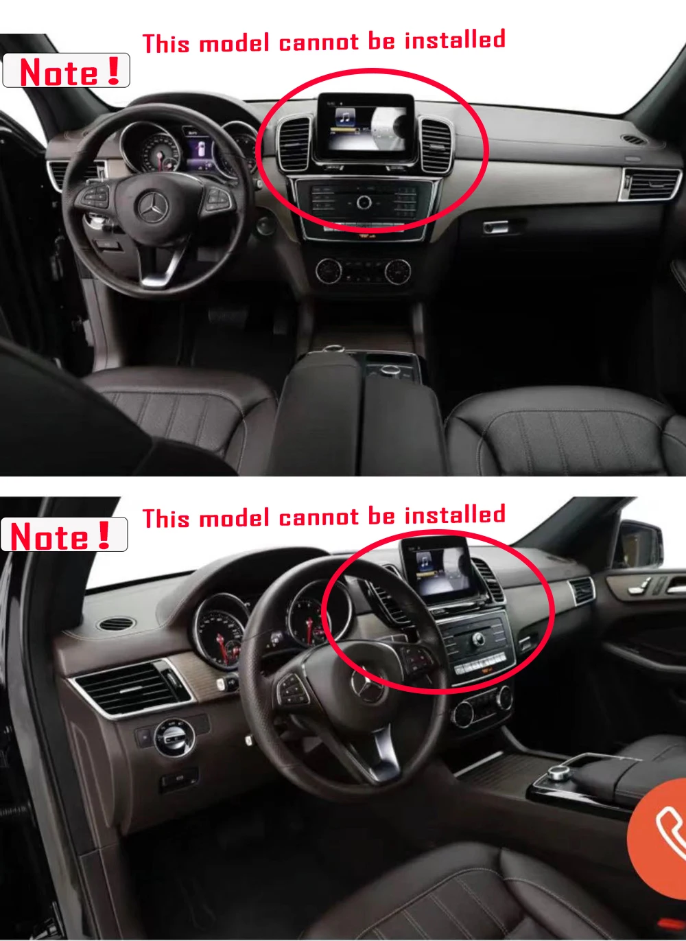 12 3-дюймовый для Mercedes Benz GLML W166 X166 GL350 GL63 Android 14 IPS-экран 64G/128G Автомобильный