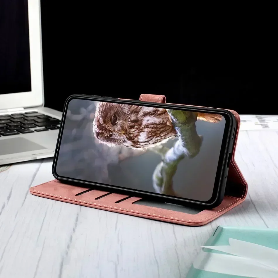 Фото Чехол с тиснением милой совы для Xiaomi Redmi Note 8T 10 10S 11 11S 12S 12 14 Pro 4G 5G, слоты для карт-кошелька, защитный чехол для телефона # ДОБ №4