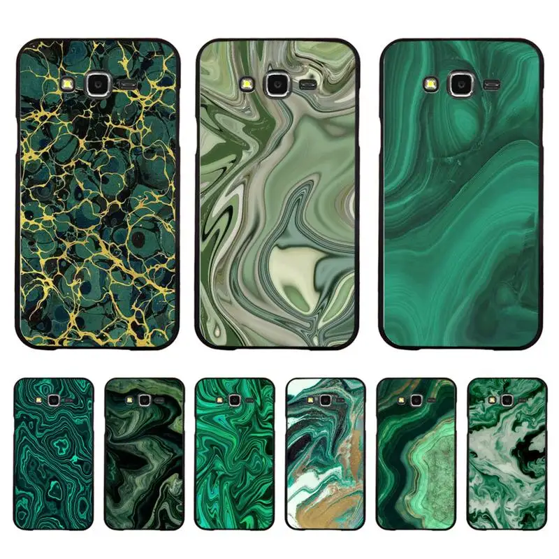 

YNDFCNB Green liquid Phone Case for Redmi 8 9 9A for Samsung J5 J6 Note9 for Huawei NOVA3E Mate20lite cover