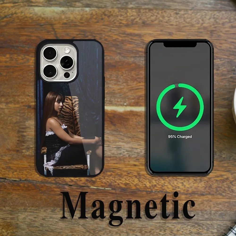 Чехол для телефона Singer PinkPantheress Magsafe Magnetic iPhone 11 12 13 14 15 Pro Max Plus с беспроводной