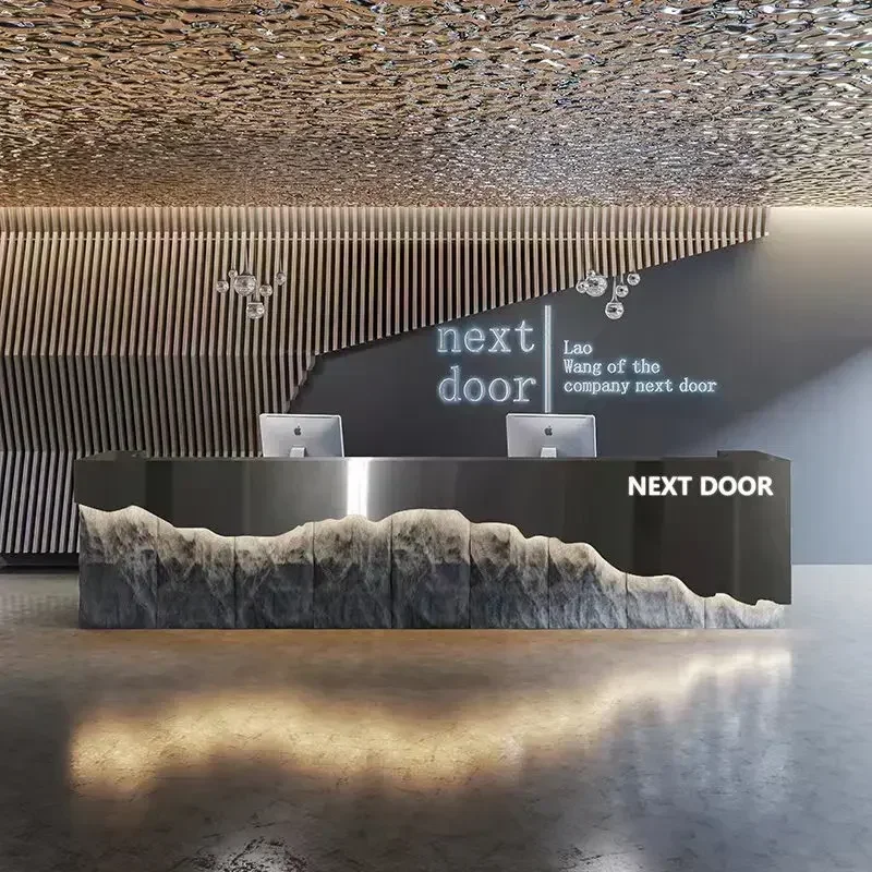 Коммерческая мебель креативный стиль индустрии бар кассир из нержавеющей стали