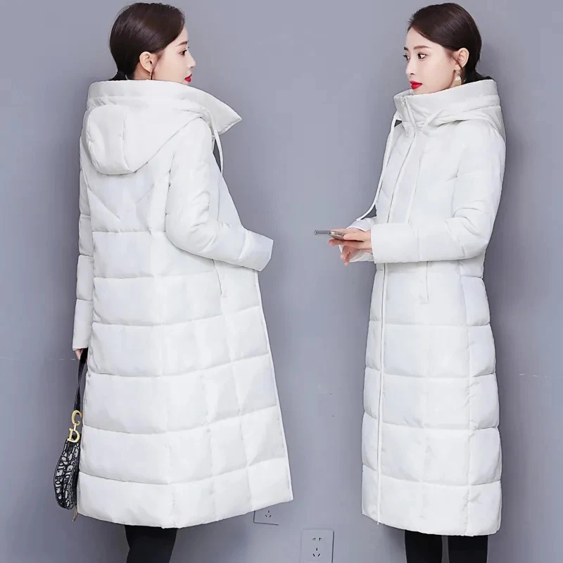 

Oversize 5xl Women Parkas 2021winter Down Cotton-Padded Jacket Women Oversize Warm Thick Hooded Cotton Coat New Overcoat