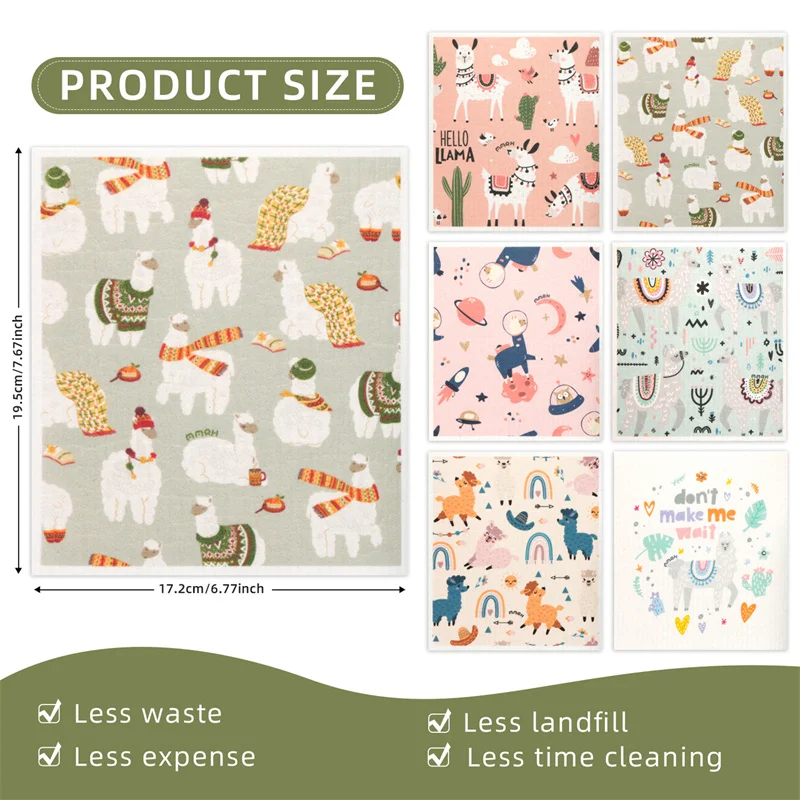 1 шт. впитывающая салфетка для мытья посуды