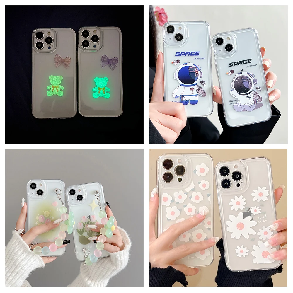 

Luminous Silicone Case For Huawei Honor 10i 20 20i 20s 30 30s 50 SE 60 8X 9X Mate 20 30 40 Nova 3 4 4E 5 5i 5T Pro Soft Cover