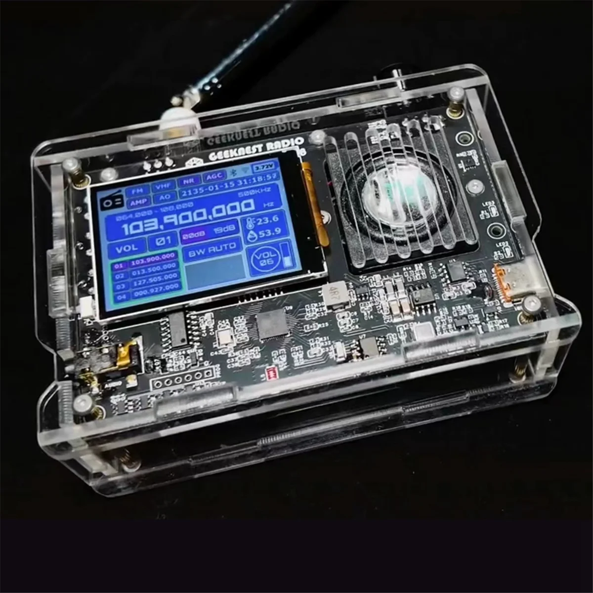 DIY полнодиапазонный радиоприемник V5A Kit FM AM MW SW Aviation Band SSB LSB USB с усилителем и