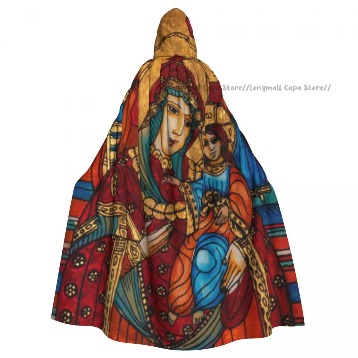 

Плащ ведьмы, Дева Мария Восточной Европы, костюм для косплея на Хэллоуин, унисекс, стиль ретро