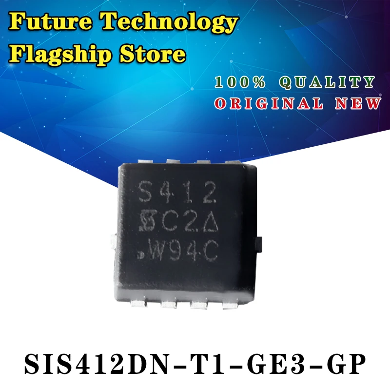 

Chipset de SIS412DN-T1-GE3-GP, kit de 5 a 10 unidades, nuevo, QFN-8, SIS412DN S412, 100%