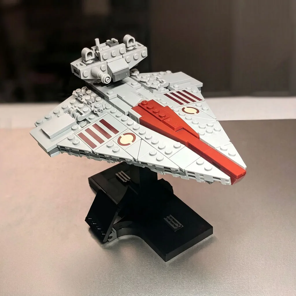 Фото НОВЫЙ НАБОР СТРОИТЕЛЬНЫХ БЛОКОВ MOC: Разрушитель класса Republic Victory и штурмовые корабли класса Imperial Acclamator. Конструктор DIY, игрушки, подарки. №3