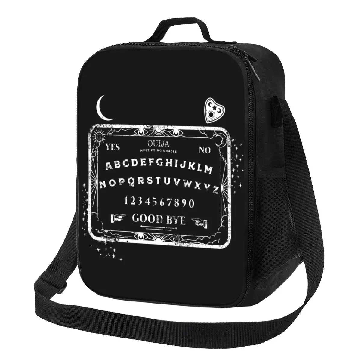 

Custom Ouija Board Distressed White Lunch Bag Women Thermal Cooler Insulated Lunch Box for Adult Office