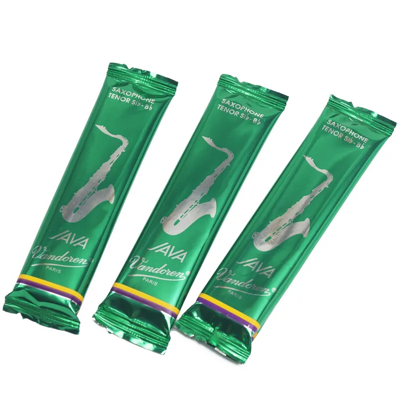 Купить Vandoren Saxphone Reeds Green Box Java твердость 2,5-3,5 профессиональные теннисные трости