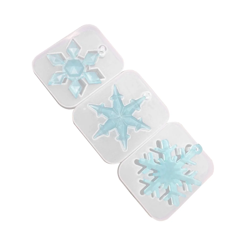 3 шт. аксессуары форма для подставок снежинка эпоксидная смола De Para Gelatinas