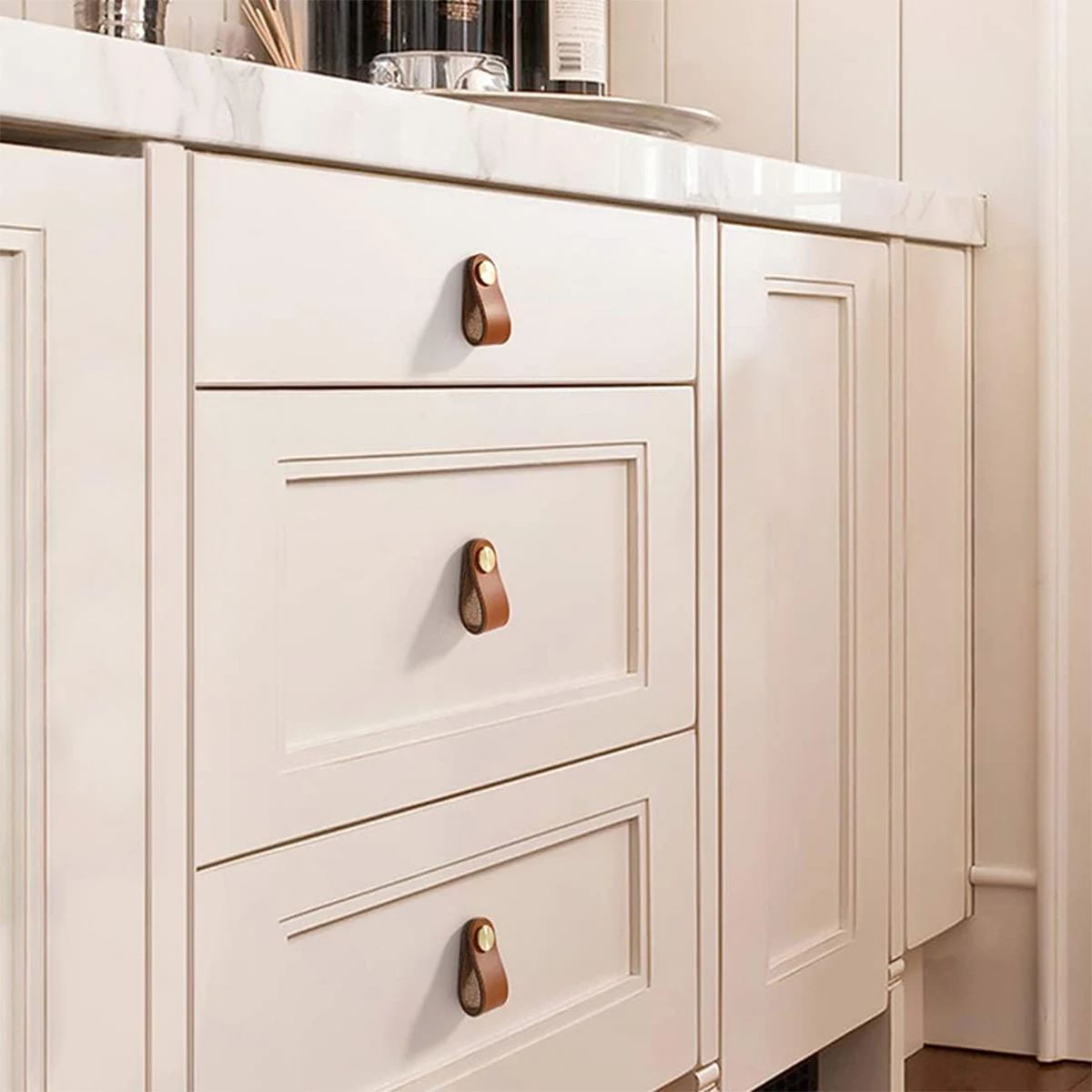 Кожаные ручки 6 4X2 5 см ручной работы