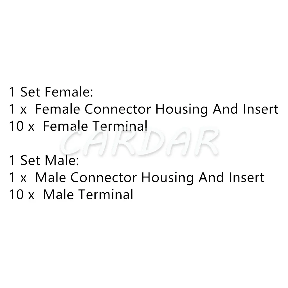1 комплект 10-контактный автомобильный жгут проводов серии 2 3 пластиковый корпус