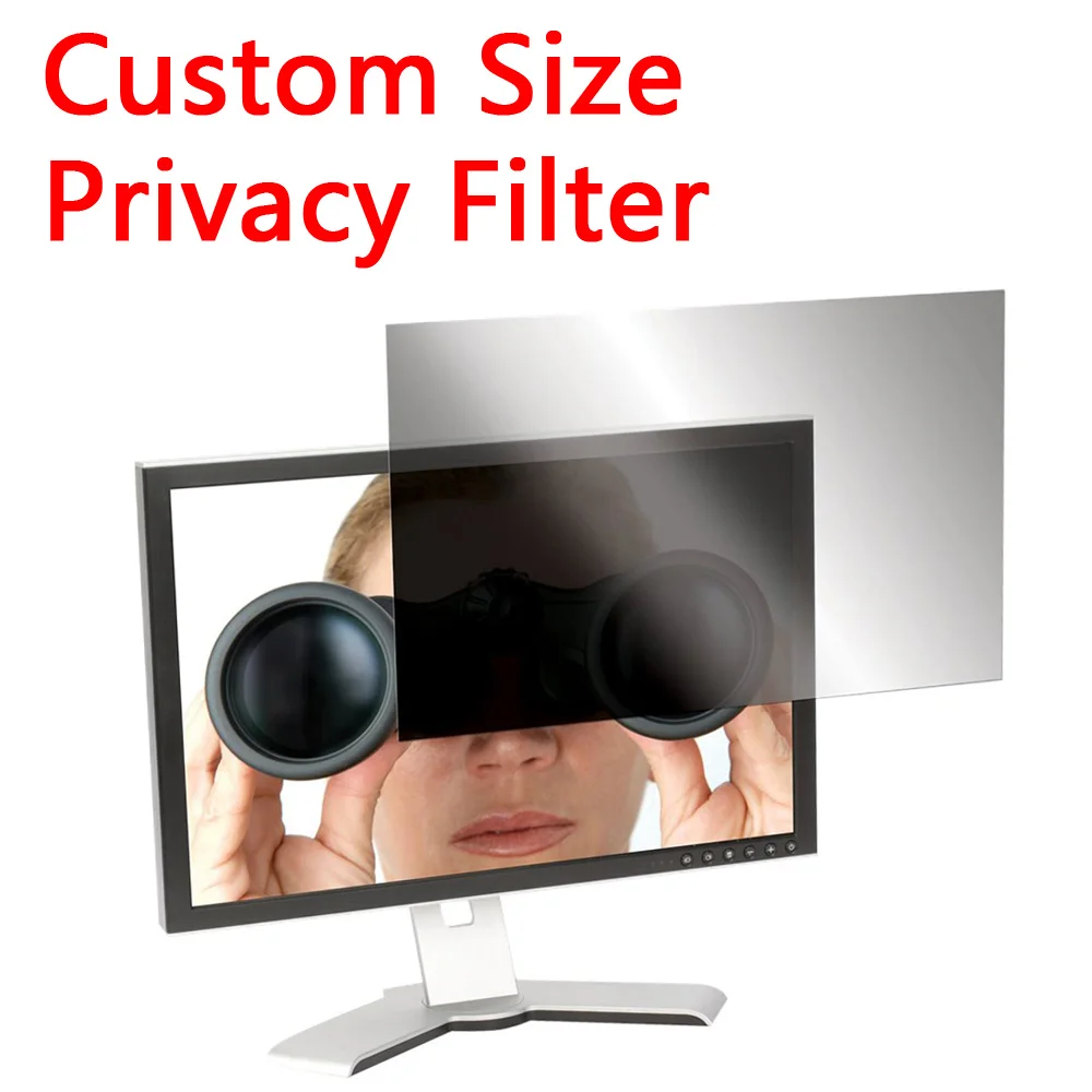 Custom Size Privacy Filter Anti-Glare LCD Screen Protective film For Computer Notebook PC Monitors images - 6