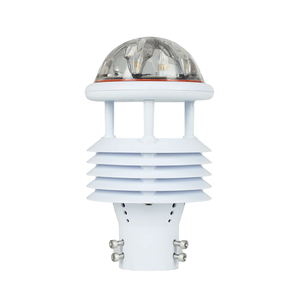 

6 in 1 Automatic Ultrasonic Weather Station Sensor for Wind Temp Humidity Pressure Rainfall Monitoring Detector