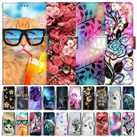 flip leather cover for oppo a36 a76 a96 4g case soft phone cover for oppo k10 4g coque for realme 9i fundas coque bumper book